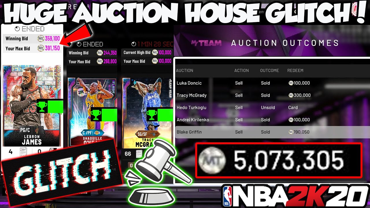Insane Auction House Glitch Is Making Galaxy Opals Sell For Extremely Cheap Mt In Nba 2k20 Myteam Youtube