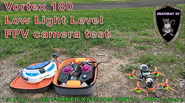 ImmersionRC Vortex 180 | Low-Light Flight Test 1 with Foxeer Foxeer XAT600M HS1177 FPV Camera