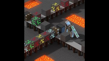 MINECRAFT FACTORY LOOP! #minecraft #minecraftmods #minecraftshorts #shorts (2)