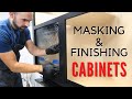 How to Easily Mask and Finish a Cabinet