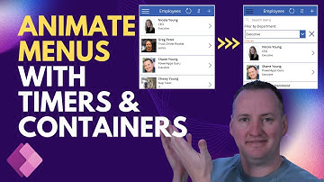 Build an Animated Power Apps Hamburger Menu for Easy Data Filtering