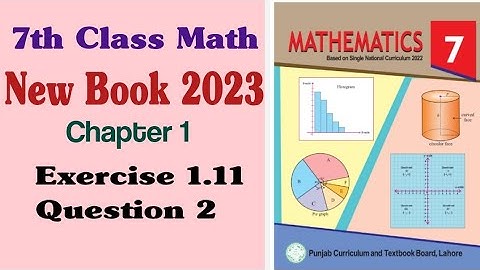 Class 7 Math New Book Chapter 1 Exercise 1.11 Question 2
