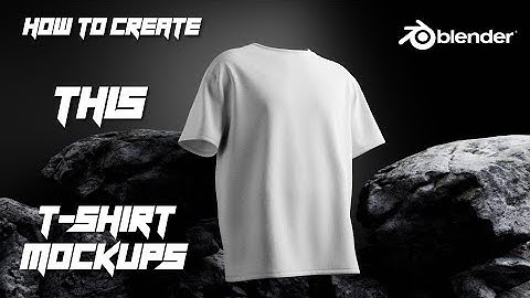 3D T-SHIRT MOCKUP (URDU/HINDI) - Blender Tutorial