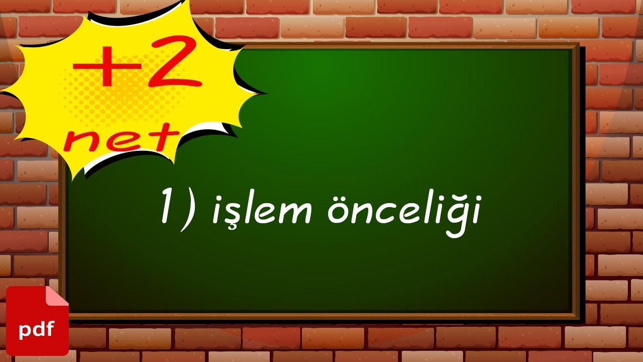 Islem Onceligi Soru Cozum I Kpss Tyt Dgs Ales Farkliyiz Youtube