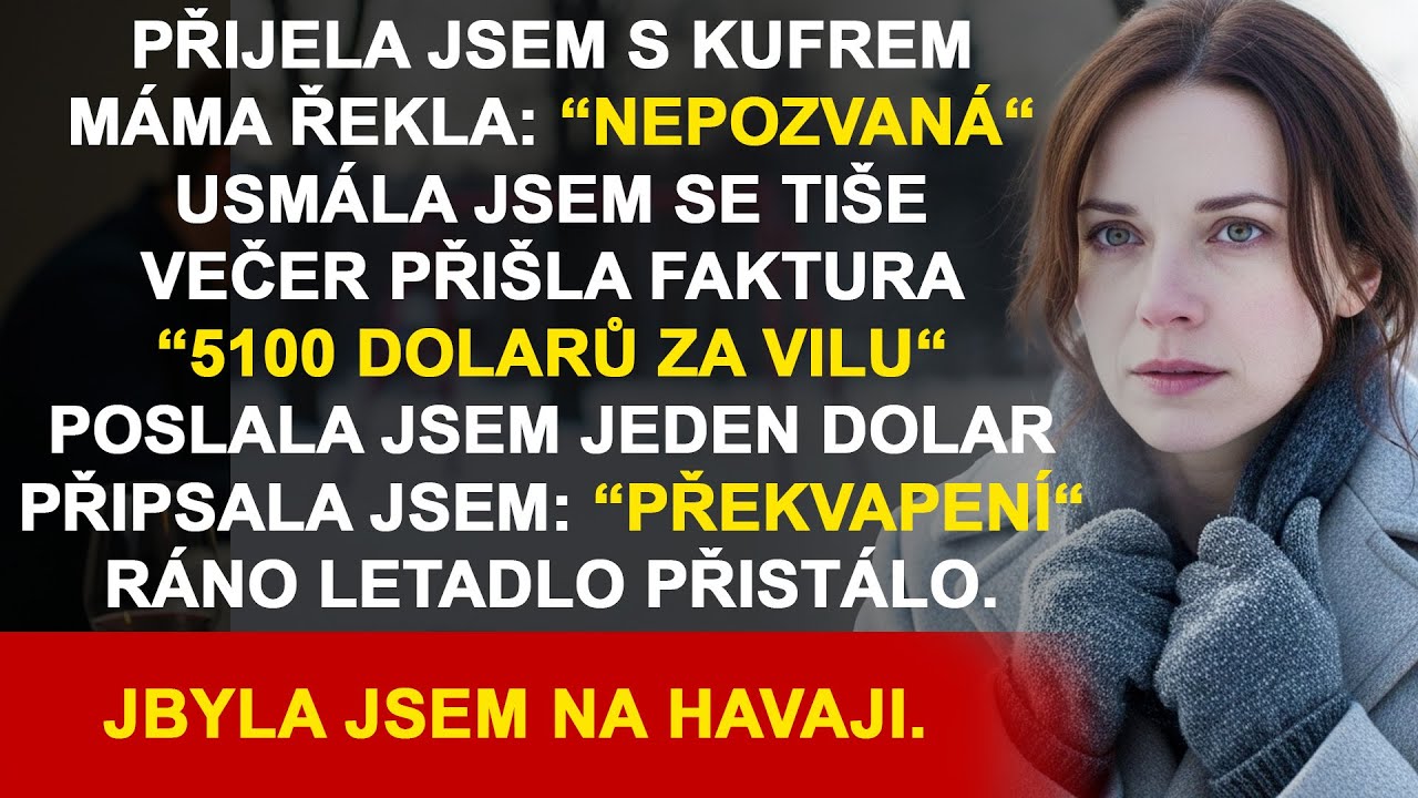 Přijela jsem k rodičům na příjezdovou cestu, namazaná opalovacím krémem a sbalená