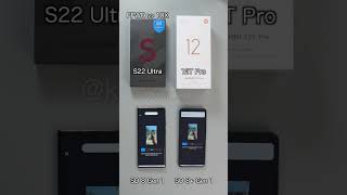 Samsung S22 Ultra vs Xiaomi 12T Pro Speed Test