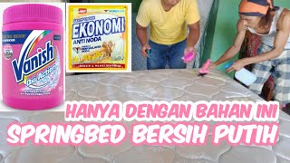 Cara Membersihkan Springbed Agar Putih Seperti Baru