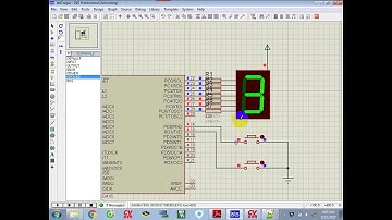 [Học AVR] Điều khiển hiển thị một LED 7 thanh P2- số tự động tăng, giao tiếp nút bấm