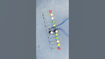 HOW TO MAKE A LED VU METER WITHOUT TRANSISTOR AND IC #shorts #ytshorts #vu_meter