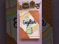 English project desig. aesthetic border