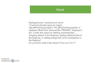 RPA-Blueprism -best Realtime issues and Solutions