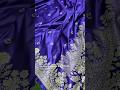 💜 Purple Color Banarasi saree with elegant looking Scallop border and beautiful motifs throughout ✨