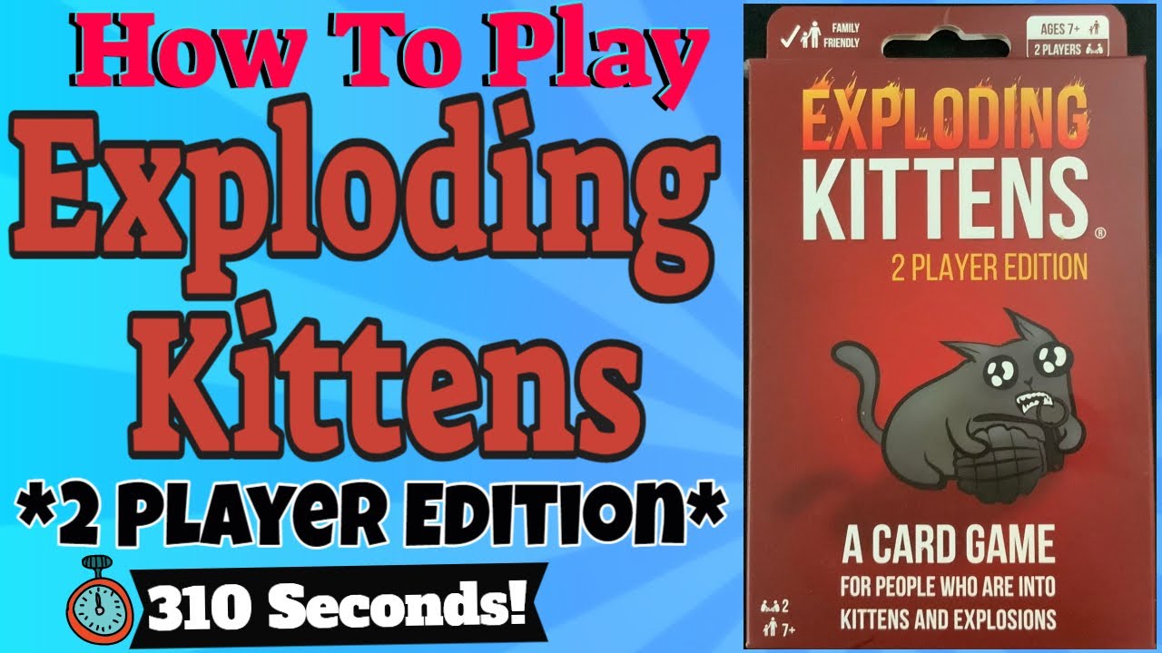 Jeux de société - Exploding Kittens : Édition 2 joueurs