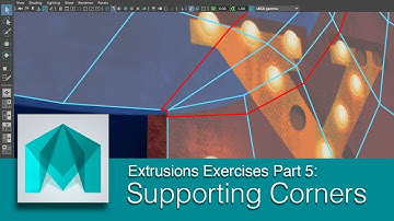 DART 104 Intro To Maya: Extrusions Exercises Part 5 Supporting Corners