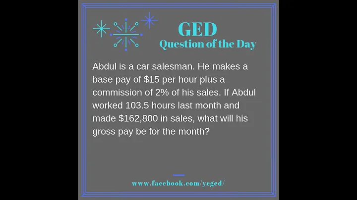 GED QOD: Multistep Percent Problems 2