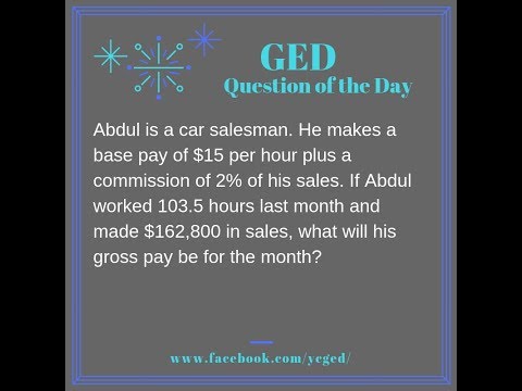 GED QOD: Multistep Percent Problems 2