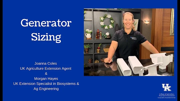 Generator Sizing