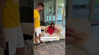 Porn prank on wife 😅 #couple #relationship #couplegoals #shorts #viral #fyp