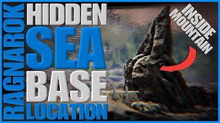ARK hidden base location INSIDE MOUNTAIN !! ( ragnarok )
