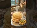 Nothing Beats Hot Poori on a Rainy Day 🌧️🤤 | Village Breakfast ASMR #asmr #ghibli #shortsviral
