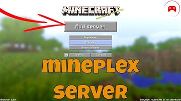 How To Join Mineplex Minecraft Server