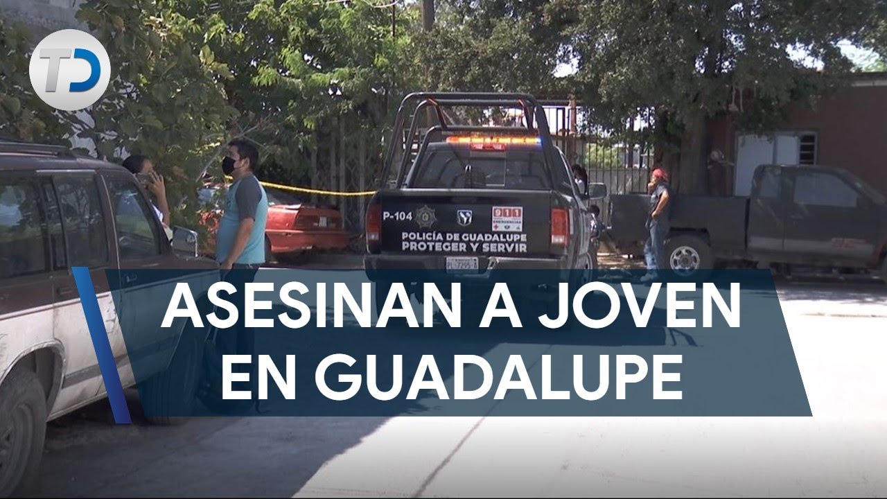Asesinan a un joven a balazos afuera de una casa en Guadalupe - YouTube