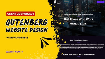 Live Gutenberg Website Design | Resposive and Mobile Friendly