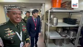 Ph Contingent Outsmarts Waiting Chinese Media By Taking A Detour  Gma News