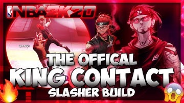 THE OFFICIAL KING CONTACT | SMALL FORWARD SLASHER BUILD VIDEO!! NBA 2K20 LOZER SLASHER BUILD VIDEO