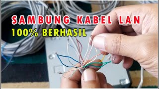 CARA SAMBUNG KABEL LAN