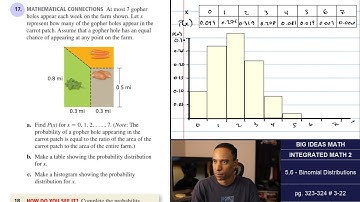 Big Ideas Math [IM2]: 5.6 - Binomial Distributions (Lecture & Problem Set)