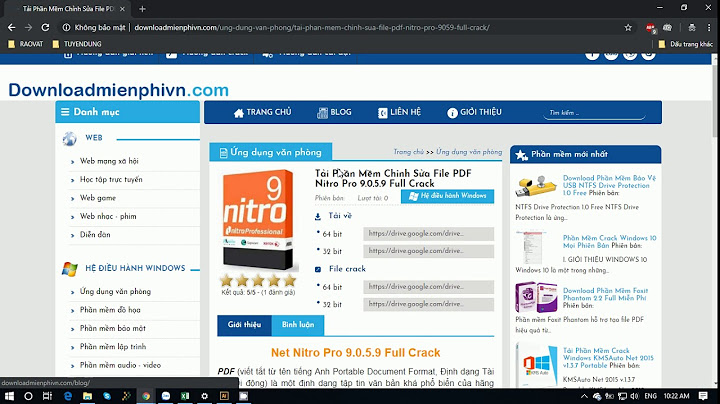 Hướng dẫn sử dụng nitro pro 9 năm 2024