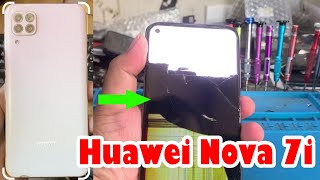 Huawei Nova 7i lcd replacement Broken screen becomes as good as before