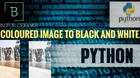 Born For Coding || To Convert Image Into Black And White|| Using PIL ||