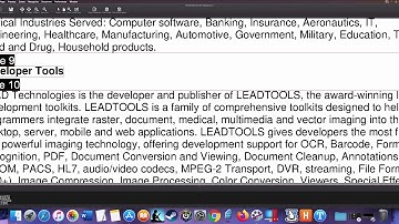 OCR Scanner with LEADTOOLS SDK App [MAC] Basic Overview - Mac App Store