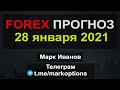 Форекс  стратегия. Форекс прогноз  на 28 января 2021 год