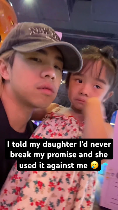 I told my daughter I’d never break my promise and look what happened 🥲