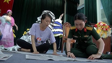 Nữ quân nhân giàu nhiệt huyết với các phong trào văn hóa văn nghệ