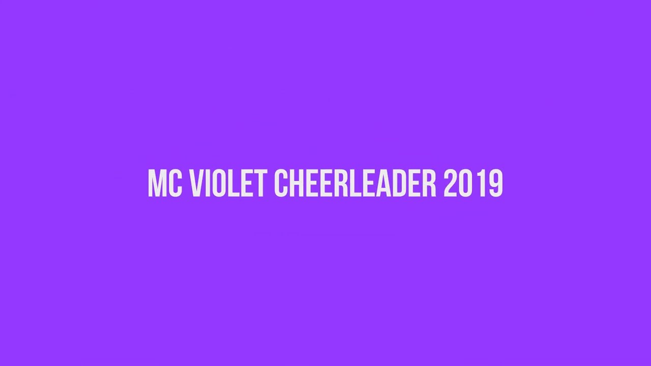 หลีดสัญจรมงฟอร์ต 2562 - สีม่วง [ MC Violet Cheerleader 2019 ]