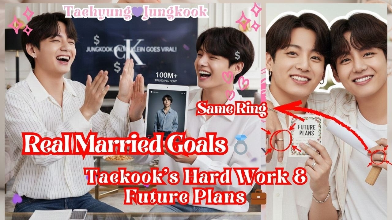 Real MARRIED Goals 💍 TAEKOOK’S Hard Work & Future Plans 💼