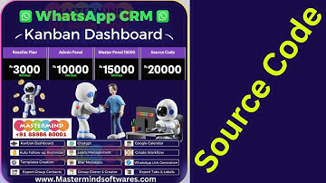 WhatsApp CRM Chrome Extension Kanban Dashboard Source Code