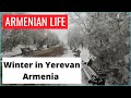 Winter in Yerevan, Armenia