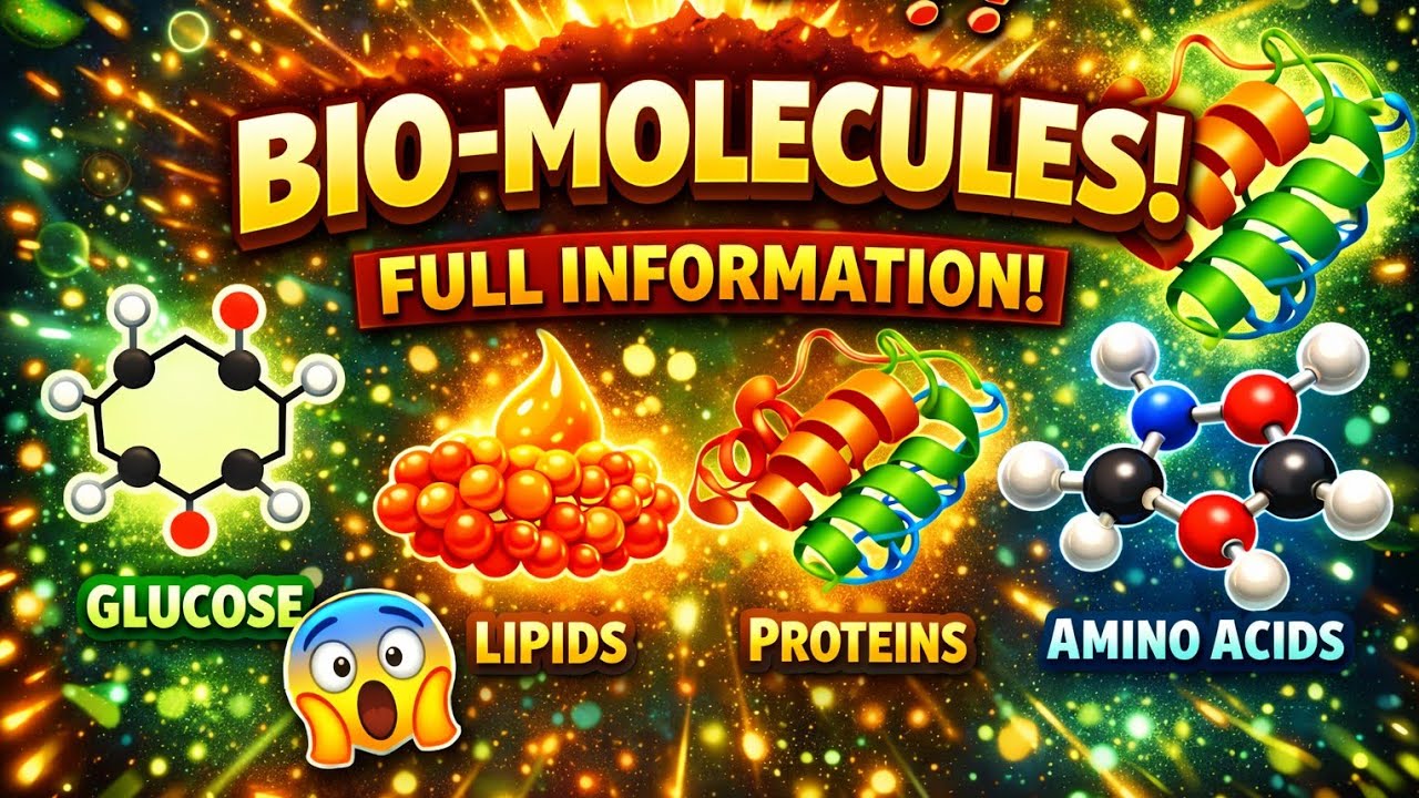 Biomolecules One Shot NEET 2026 🧬 | Full Chapter | NCERT Line by Line|# ...