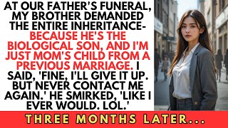 At Dad’s Funeral, My Brother Demanded the Inheritance—I Walked Away and Cut Ties | Reddit Stories