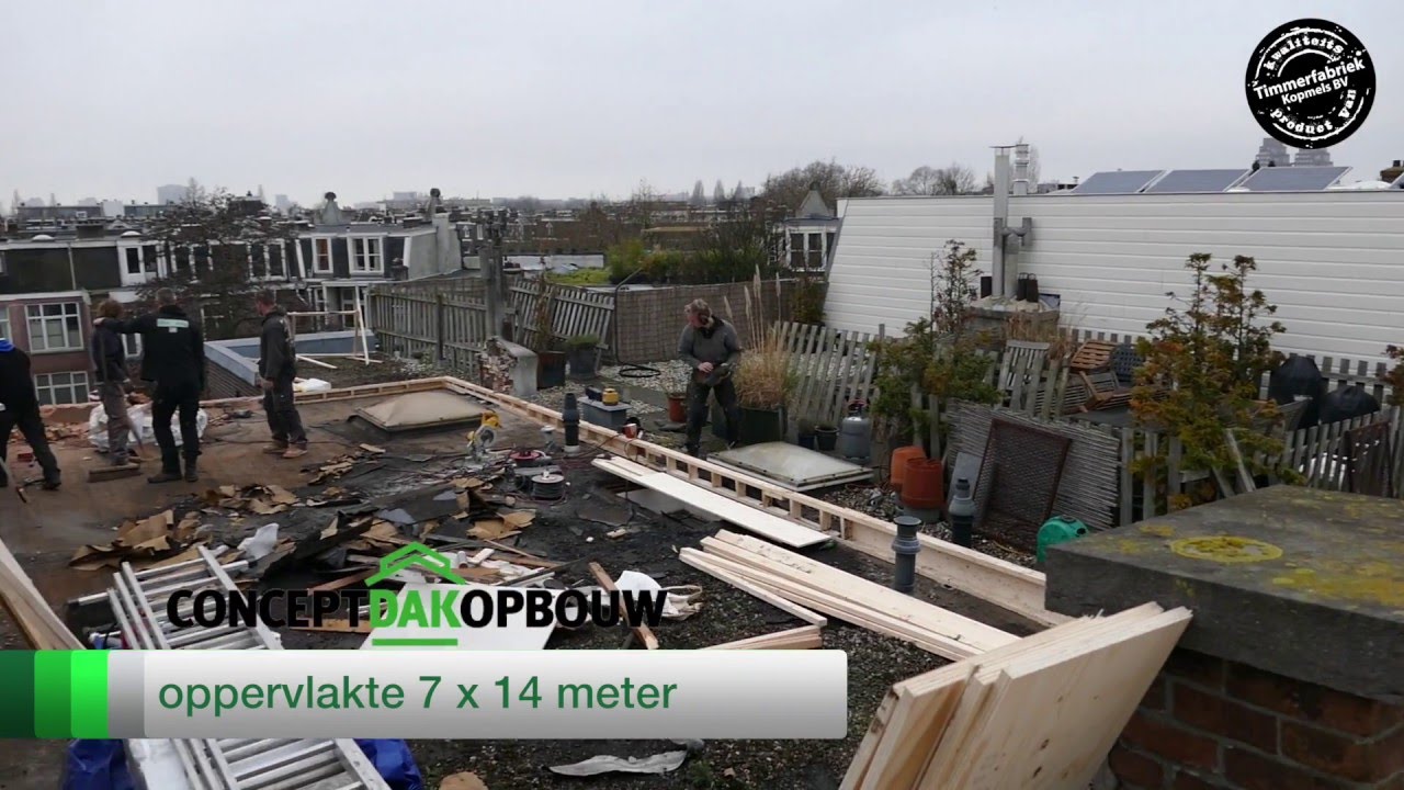 Dakopbouw Amsterdam 2016 Nassaukade - Conceptdakopbouw