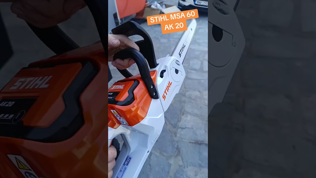 STIHL MSA 60!!! Battery powered chainsaw!!! 