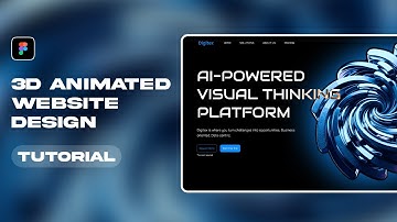 3D Animated Website Design in Figma | Figma Tutorial | UIX Nikunj