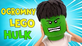 Domowej roboty gigantyczny tekturowy kostium Lego-Hulka!