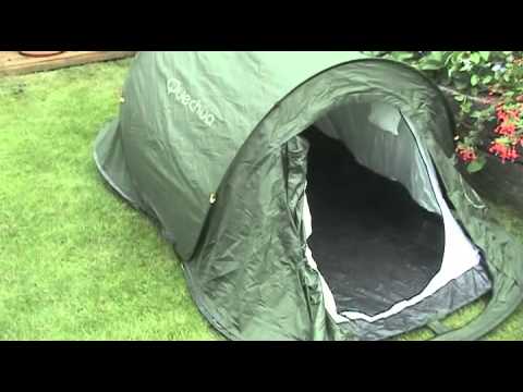 youtube quechua 2 second tent