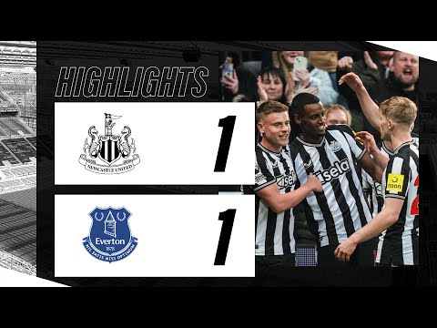 Newcastle United 1 Everton 1 | Premier League Highlights